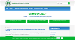 Desktop Screenshot of chimicionline.it